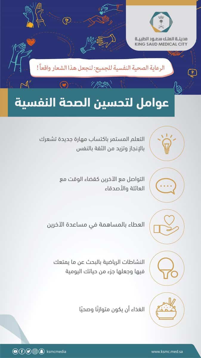 طرق تحسين الصحة النفسية «سعود الطبية» تجيب