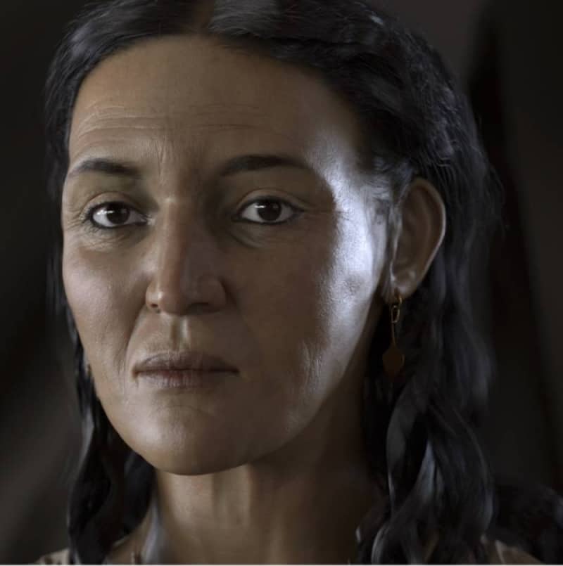 صور| ترميم وجه امرأة من العصر النبطي «هنّات».. إليك التفاصيل