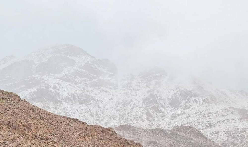 مرتفعات جبل اللوز في تبوك