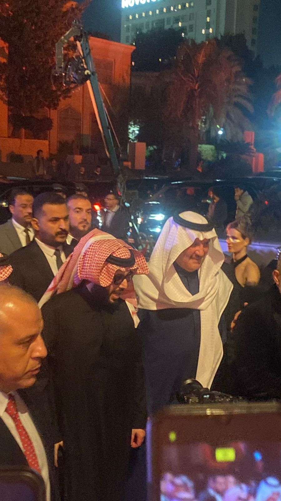 حضور حفل ليالي مصرية سعودية