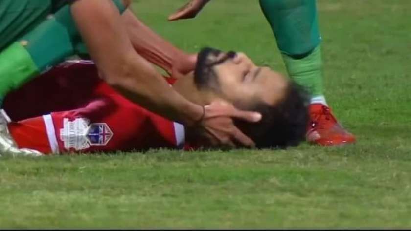 إصابة اللاعب أحمد رفعت بأزمة قلبية