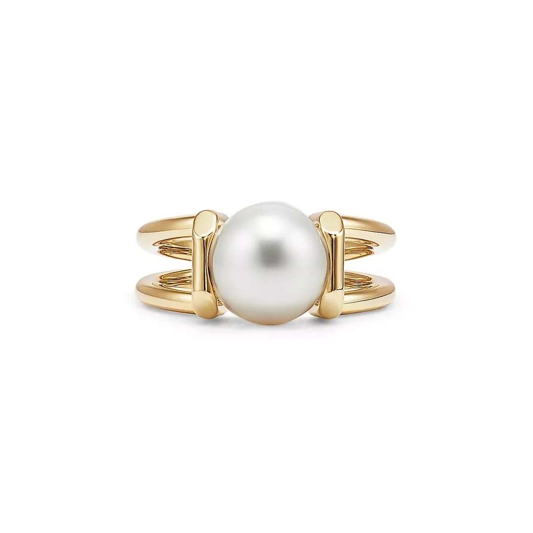 خاتم South Sea White Pearl من «Tiffany & Co»