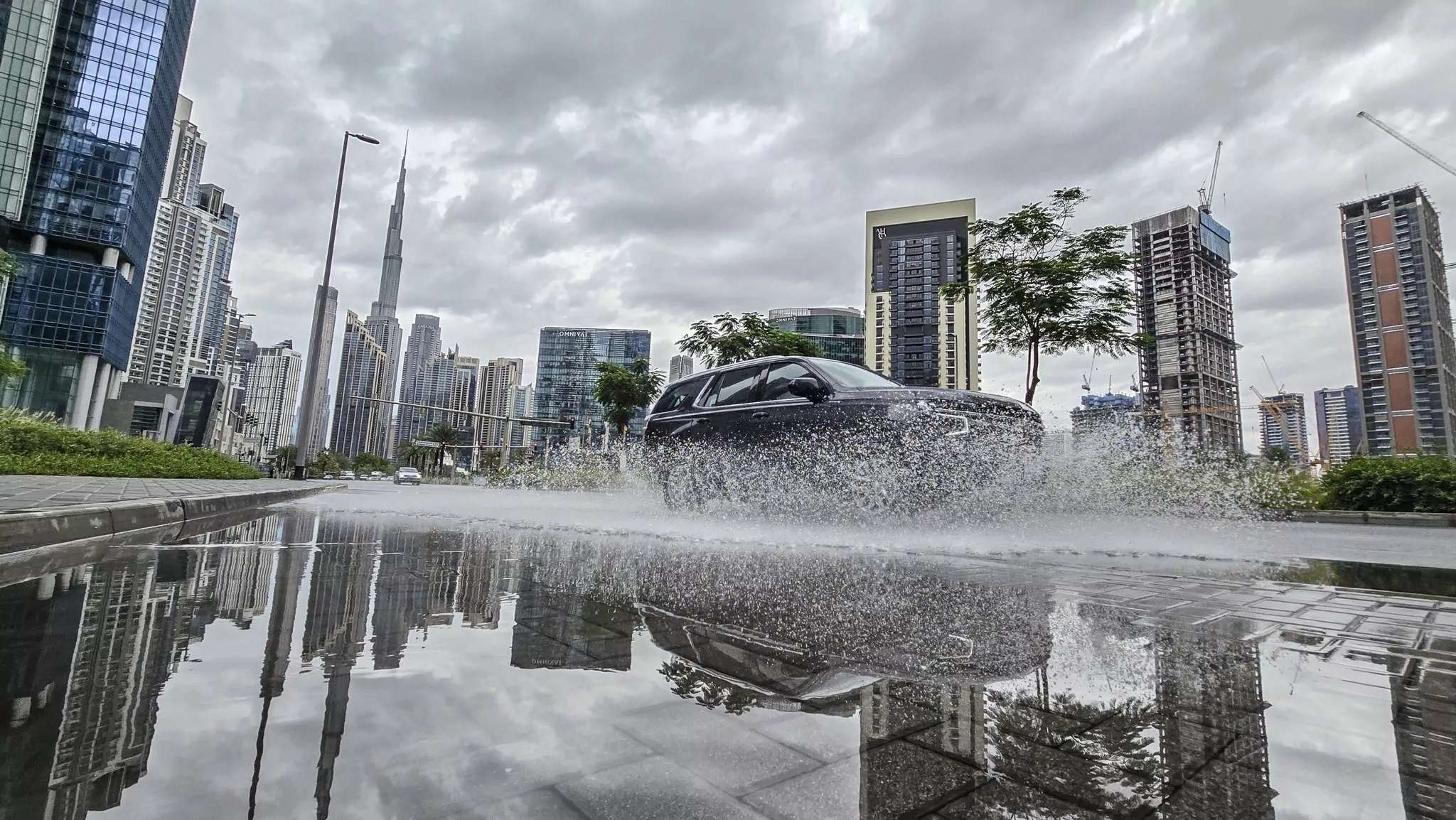 الإمارات تشهد أكبر كميات أمطار