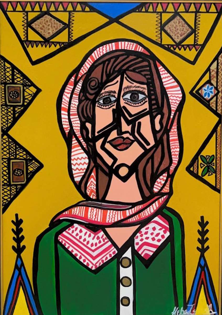 لوحات  الفنانة السعودية هبة إسماعيل