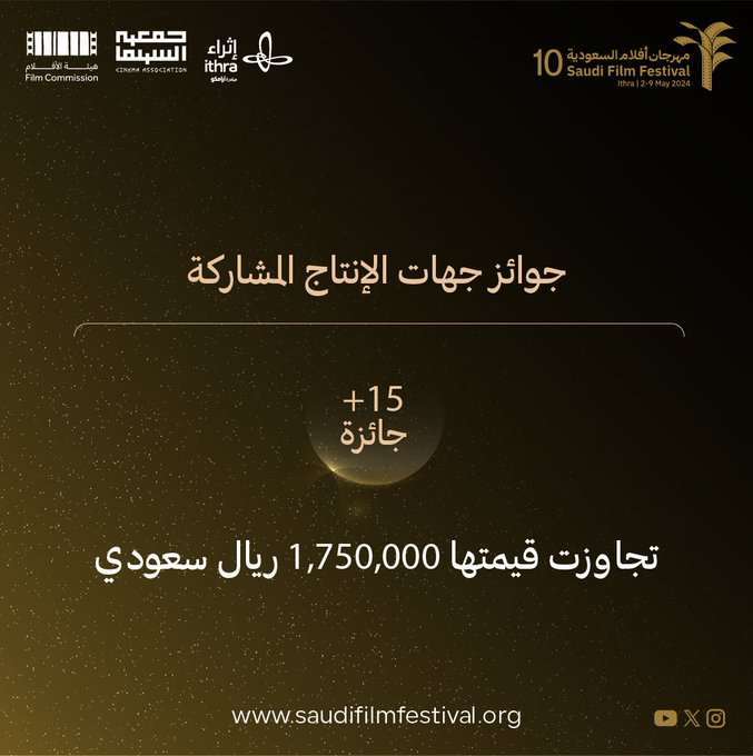 حزمة من البرامج وعروض الأفلام في الدورة العاشرة لـ مهرجان أفلام السعودية 2024
